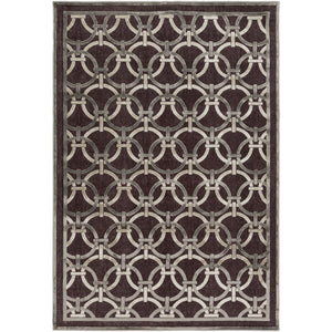 Surya Basilica Modern Dark Brown, Light Gray, Khaki Rugs BSL-7218