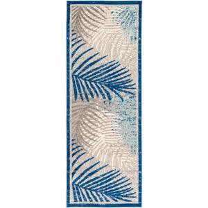 Surya Big Sur Coastal Dark Blue, Aqua, Taupe, Cream, Light Gray Rugs BSR-2312