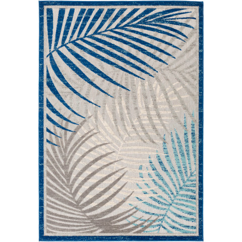 Image of Surya Big Sur Coastal Dark Blue, Aqua, Taupe, Cream, Light Gray Rugs BSR-2312