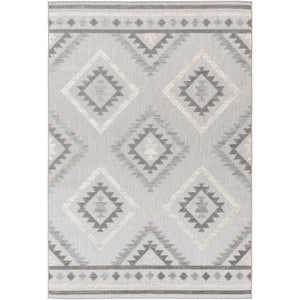 Surya Big Sur Global Light Gray, Taupe, Cream Rugs BSR-2313