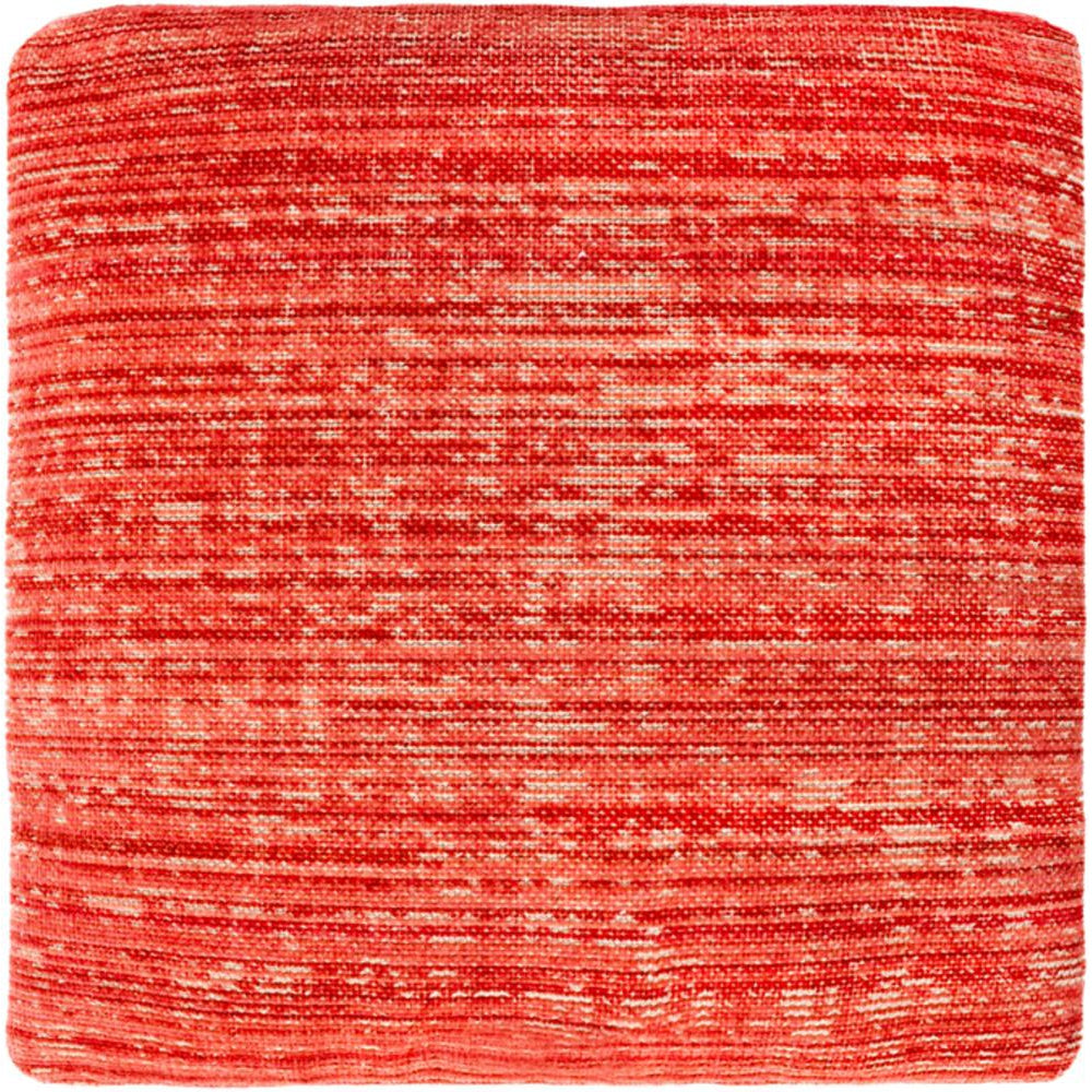 Surya Barletta Solid & Border Beige, Dark Red, Dark Coral, Bright Pink Pillow Cover BTT-002-Wanderlust Rugs