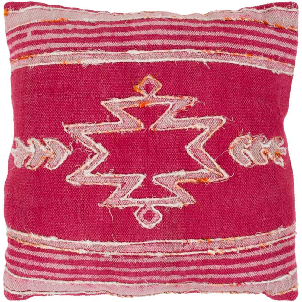 Surya Batu Bohemian/Global Bright Pink, Blush, White, Bright Orange Pillow Kit BTU-002-Wanderlust Rugs