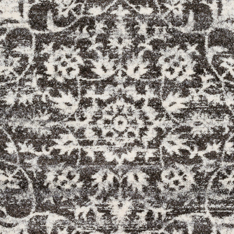 Image of Surya Baylee Traditional Black, Medium Gray, Silver Gray, Cream Rugs BYL-1030