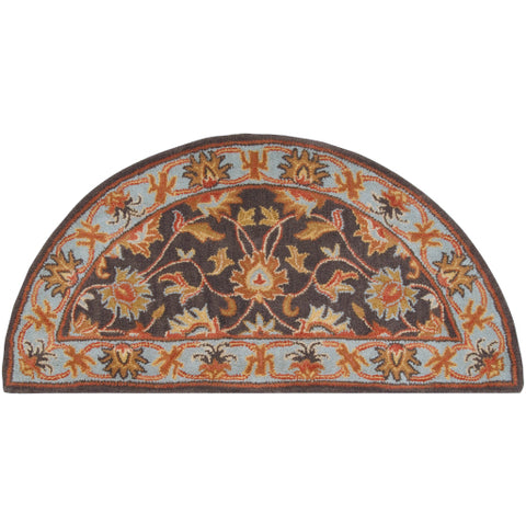 Image of Surya Caesar Traditional Charcoal, Camel, Pale Blue, Medium Gray, Khaki, Cream, Peach Rugs CAE-1004