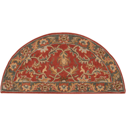 Image of Surya Caesar Traditional Rust, Charcoal, Mustard, Taupe, Dark Brown, Burnt Orange Rugs CAE-1007