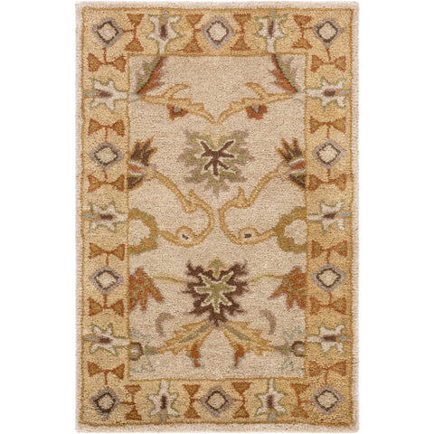 Image of Surya Caesar Traditional Khaki, Tan, Dark Brown, Light Gray, Medium Gray, Burnt Orange, Olive, Camel, Taupe Rugs CAE-1010