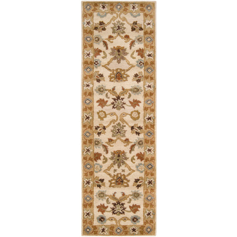 Image of Surya Caesar Traditional Khaki, Tan, Dark Brown, Light Gray, Medium Gray, Burnt Orange, Olive, Camel, Taupe Rugs CAE-1010