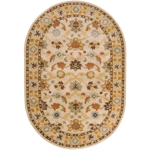 Image of Surya Caesar Traditional Khaki, Tan, Dark Brown, Light Gray, Medium Gray, Burnt Orange, Olive, Camel, Taupe Rugs CAE-1010