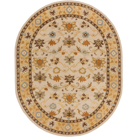 Image of Surya Caesar Traditional Khaki, Tan, Dark Brown, Light Gray, Medium Gray, Burnt Orange, Olive, Camel, Taupe Rugs CAE-1010