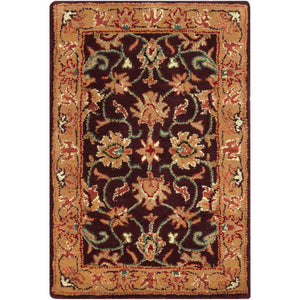 Surya Caesar Traditional Burgundy, Khaki, Dark Red, Camel, Black, Charcoal, Tan Rugs CAE-1024