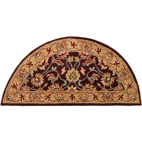 Image of Surya Caesar Traditional Burgundy, Khaki, Dark Red, Camel, Black, Charcoal, Tan Rugs CAE-1024