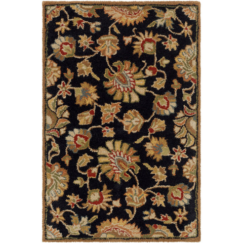 Image of Surya Caesar Traditional Black, Beige, Dark Brown, Khaki, Tan, Camel, Taupe, Dark Red, Medium Gray, Clay Rugs CAE-1027