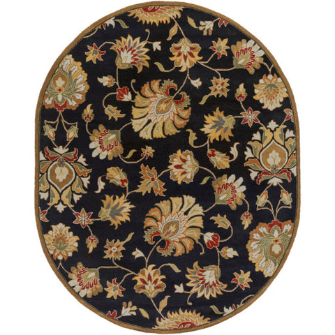 Image of Surya Caesar Traditional Black, Beige, Dark Brown, Khaki, Tan, Camel, Taupe, Dark Red, Medium Gray, Clay Rugs CAE-1027