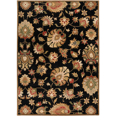 Image of Surya Caesar Traditional Black, Beige, Dark Brown, Khaki, Tan, Camel, Taupe, Dark Red, Medium Gray, Clay Rugs CAE-1027