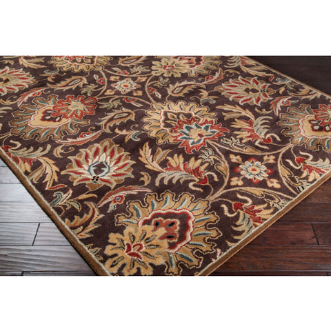 Image of Surya Caesar Traditional Dark Brown, Garnet, Camel, Clay, Khaki, Black, Light Gray, Medium Gray, Wheat, Ivory Rugs CAE-1028