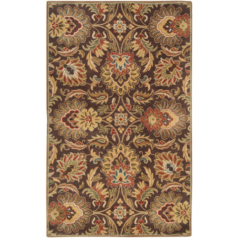 Image of Surya Caesar Traditional Dark Brown, Garnet, Camel, Clay, Khaki, Black, Light Gray, Medium Gray, Wheat, Ivory Rugs CAE-1028