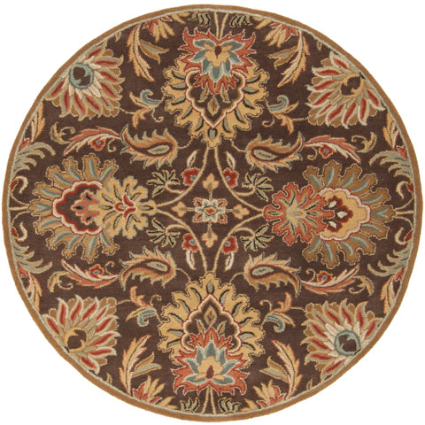 Image of Surya Caesar Traditional Dark Brown, Garnet, Camel, Clay, Khaki, Black, Light Gray, Medium Gray, Wheat, Ivory Rugs CAE-1028