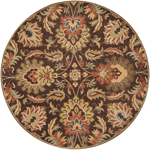 Image of Surya Caesar Traditional Dark Brown, Garnet, Camel, Clay, Khaki, Black, Light Gray, Medium Gray, Wheat, Ivory Rugs CAE-1028