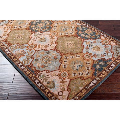 Image of Surya Caesar Traditional Dark Green, Olive, Sage, Dark Brown, Camel, Medium Gray, Tan, Khaki Rugs CAE-1032