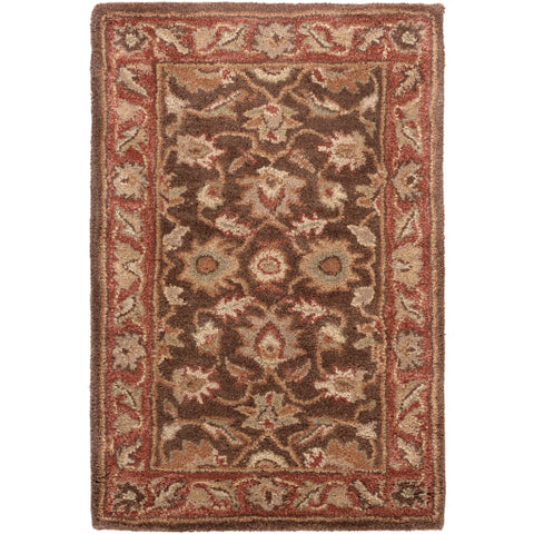 Image of Surya Caesar Traditional Dark Brown, Clay, Tan, Camel, Taupe, Khaki Rugs CAE-1036