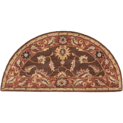 Image of Surya Caesar Traditional Dark Brown, Clay, Tan, Camel, Taupe, Khaki Rugs CAE-1036