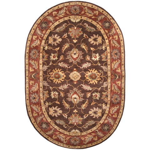 Image of Surya Caesar Traditional Dark Brown, Clay, Tan, Camel, Taupe, Khaki Rugs CAE-1036