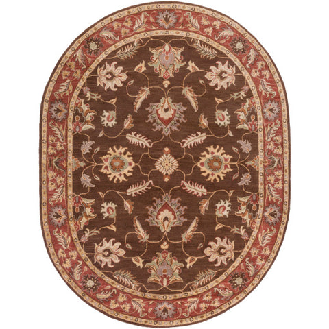 Image of Surya Caesar Traditional Dark Brown, Clay, Tan, Camel, Taupe, Khaki Rugs CAE-1036