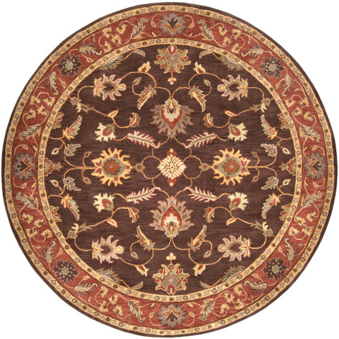 Image of Surya Caesar Traditional Dark Brown, Clay, Tan, Camel, Taupe, Khaki Rugs CAE-1036