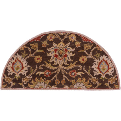 Image of Surya Caesar Traditional Dark Brown, Burnt Orange, Olive, Khaki, Taupe, Tan, Dark Green, Denim, Dark Red Rugs CAE-1051