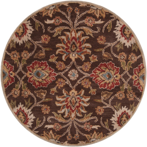 Image of Surya Caesar Traditional Dark Brown, Burnt Orange, Olive, Khaki, Taupe, Tan, Dark Green, Denim, Dark Red Rugs CAE-1051