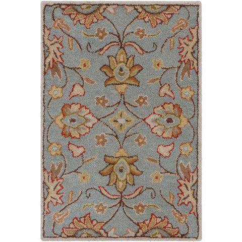 Image of Surya Caesar Traditional Medium Gray, Camel, Dark Green, Taupe, Brick, Dark Brown, Olive Rugs CAE-1052