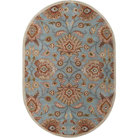 Image of Surya Caesar Traditional Medium Gray, Camel, Dark Green, Taupe, Brick, Dark Brown, Olive Rugs CAE-1052