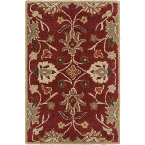 Surya Caesar Traditional Burgundy, Taupe, Tan, Dark Brown, Khaki, Camel, Burnt Orange, Medium Gray Rugs CAE-1061