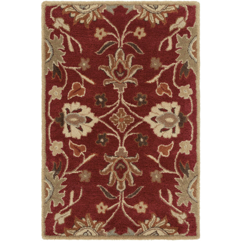 Image of Surya Caesar Traditional Burgundy, Taupe, Tan, Dark Brown, Khaki, Camel, Burnt Orange, Medium Gray Rugs CAE-1061