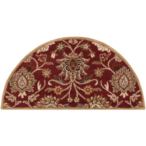 Image of Surya Caesar Traditional Burgundy, Taupe, Tan, Dark Brown, Khaki, Camel, Burnt Orange, Medium Gray Rugs CAE-1061