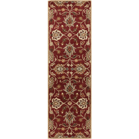 Image of Surya Caesar Traditional Burgundy, Taupe, Tan, Dark Brown, Khaki, Camel, Burnt Orange, Medium Gray Rugs CAE-1061