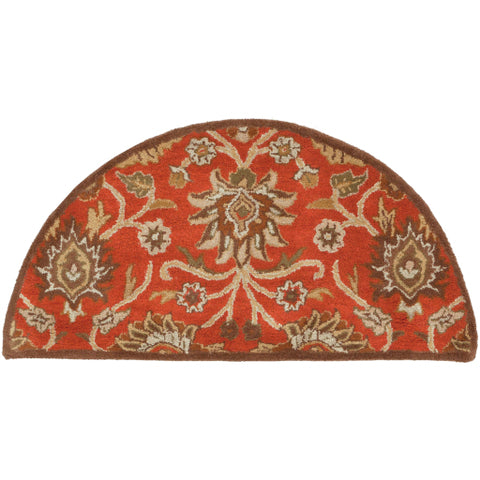 Image of Surya Caesar Traditional Burnt Orange, Khaki, Tan, Camel, Dark Brown, Olive, Beige Rugs CAE-1062