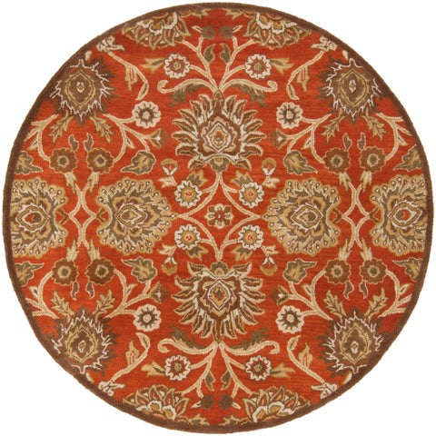Image of Surya Caesar Traditional Burnt Orange, Khaki, Tan, Camel, Dark Brown, Olive, Beige Rugs CAE-1062