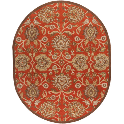 Image of Surya Caesar Traditional Burnt Orange, Khaki, Tan, Camel, Dark Brown, Olive, Beige Rugs CAE-1062