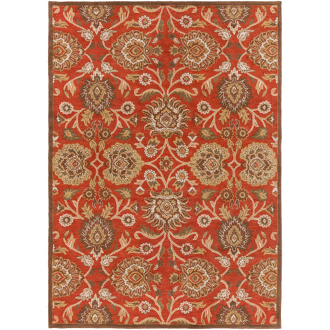 Image of Surya Caesar Traditional Burnt Orange, Khaki, Tan, Camel, Dark Brown, Olive, Beige Rugs CAE-1062