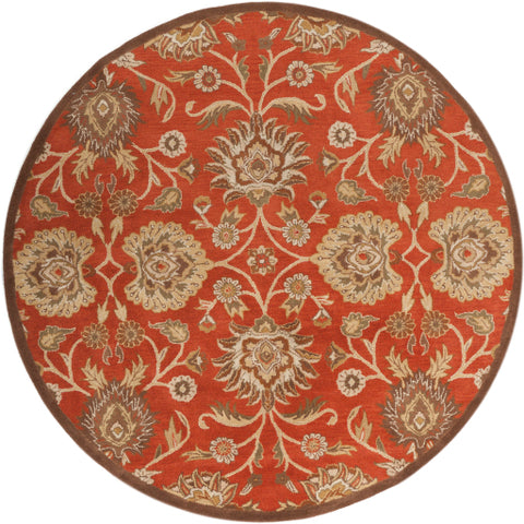 Image of Surya Caesar Traditional Burnt Orange, Khaki, Tan, Camel, Dark Brown, Olive, Beige Rugs CAE-1062