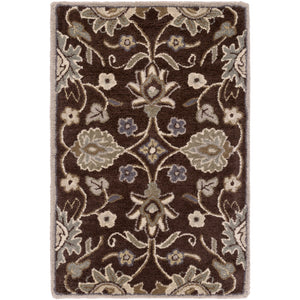 Surya Caesar Traditional Dark Brown, Taupe, Khaki, Medium Gray, Charcoal Rugs CAE-1063