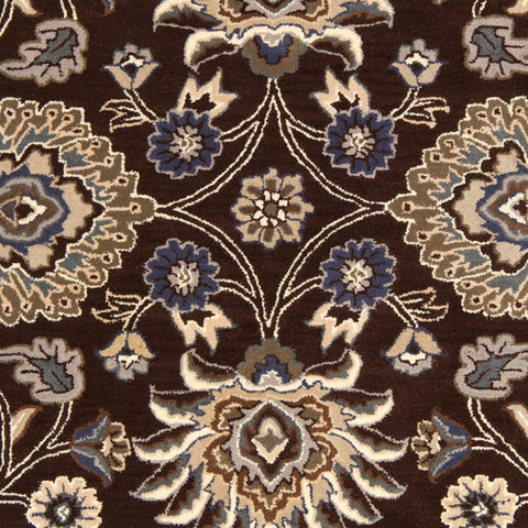 Image of Surya Caesar Traditional Dark Brown, Taupe, Khaki, Medium Gray, Charcoal Rugs CAE-1063