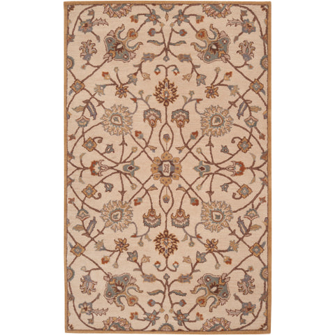 Image of Surya Caesar Traditional Khaki, Medium Gray, Camel, Dark Brown, Tan, Wood Rugs CAE-1081