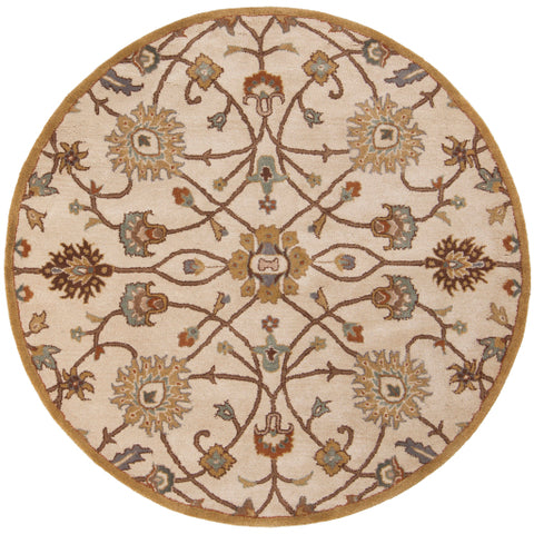 Image of Surya Caesar Traditional Khaki, Medium Gray, Camel, Dark Brown, Tan, Wood Rugs CAE-1081