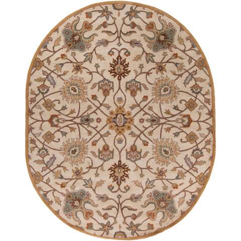 Image of Surya Caesar Traditional Khaki, Medium Gray, Camel, Dark Brown, Tan, Wood Rugs CAE-1081