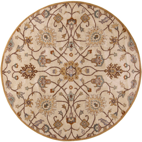 Image of Surya Caesar Traditional Khaki, Medium Gray, Camel, Dark Brown, Tan, Wood Rugs CAE-1081