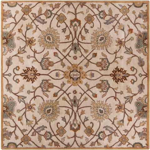 Image of Surya Caesar Traditional Khaki, Medium Gray, Camel, Dark Brown, Tan, Wood Rugs CAE-1081