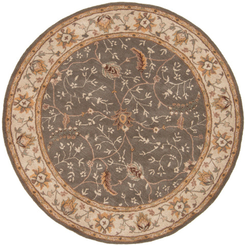 Image of Surya Caesar Traditional Medium Gray, Camel, Dark Brown, Sage, Charcoal, Khaki, Tan Rugs CAE-1093