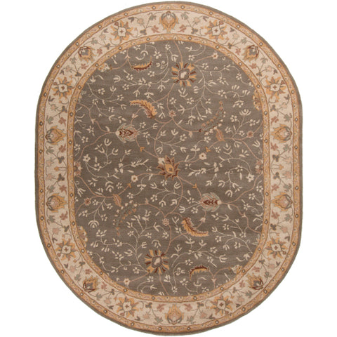 Image of Surya Caesar Traditional Medium Gray, Camel, Dark Brown, Sage, Charcoal, Khaki, Tan Rugs CAE-1093